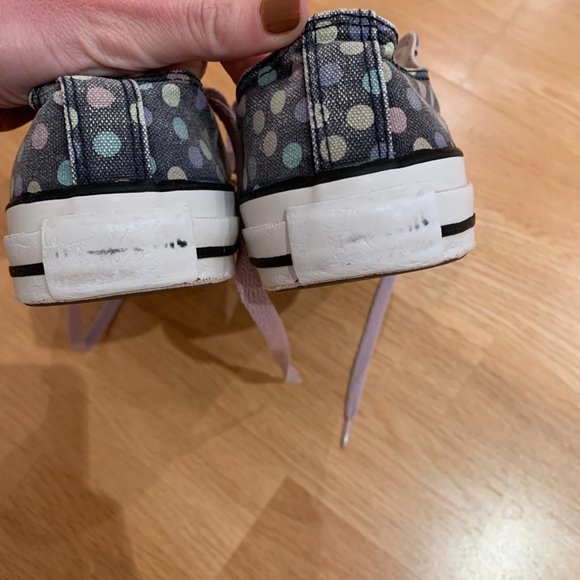 Vintage All Star Multicolour Polka Dots Low Top Converse - Picture 4 of 10
